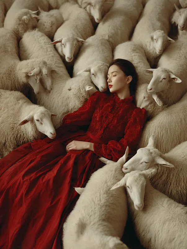 Editorial fashion content — dramatic lighting, intentional framing, magazine-quality composition